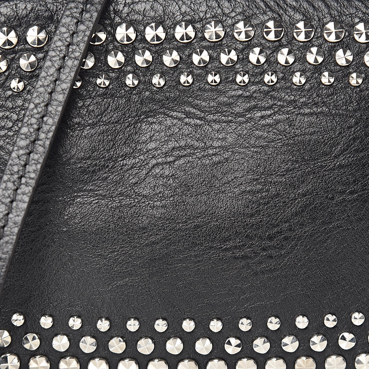 Alexander McQueen Calfskin Studded Camera Shoulder Bag Black 12 of 12