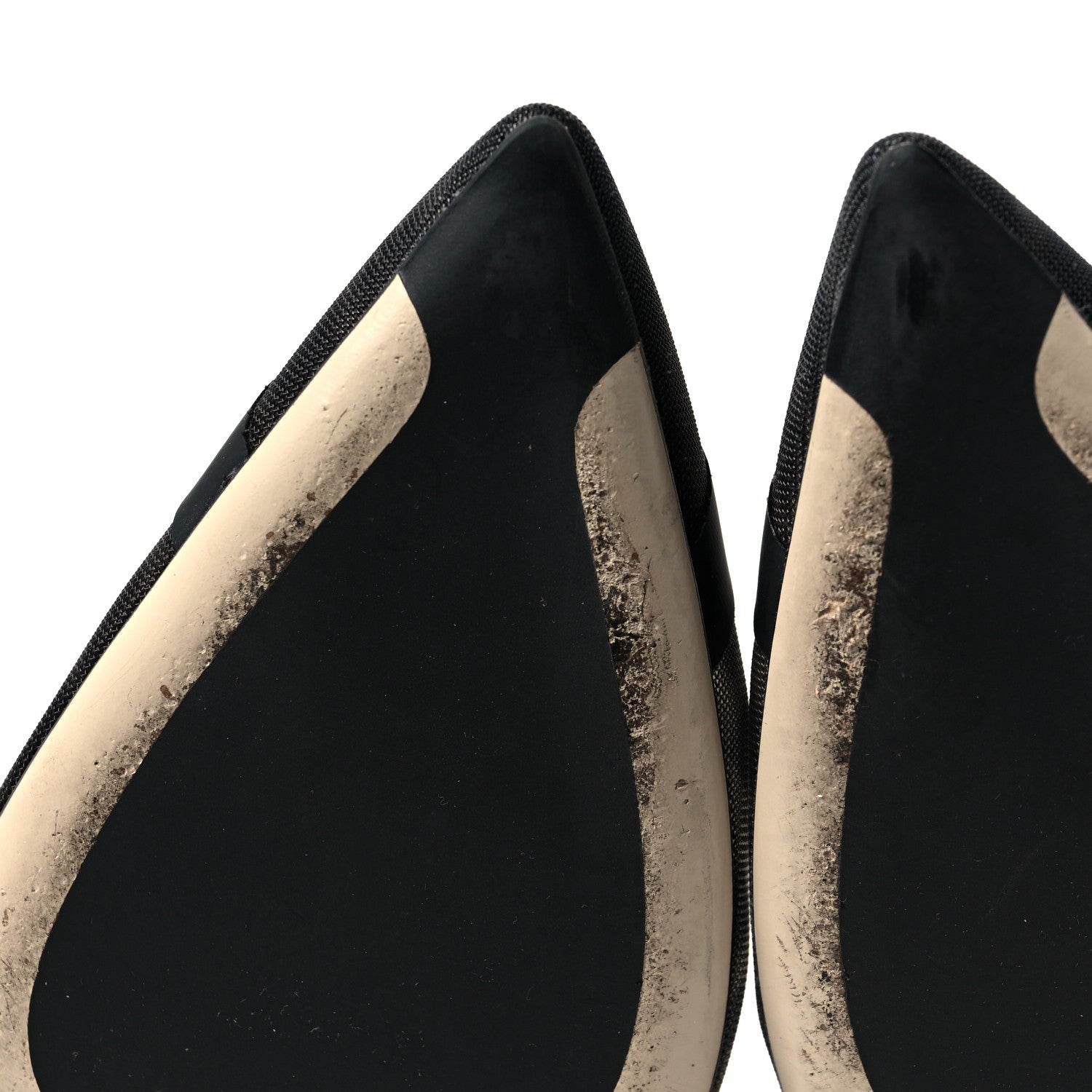 Fendi Technical Mesh FF Colibri Slingback Low-Heel Pumps 37.5 Black 9 of 11