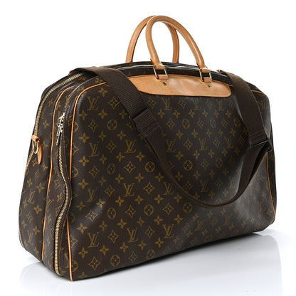 Louis Vuitton Monogram Alize 2 Compartment Luggage Travel Bag 3 of 10