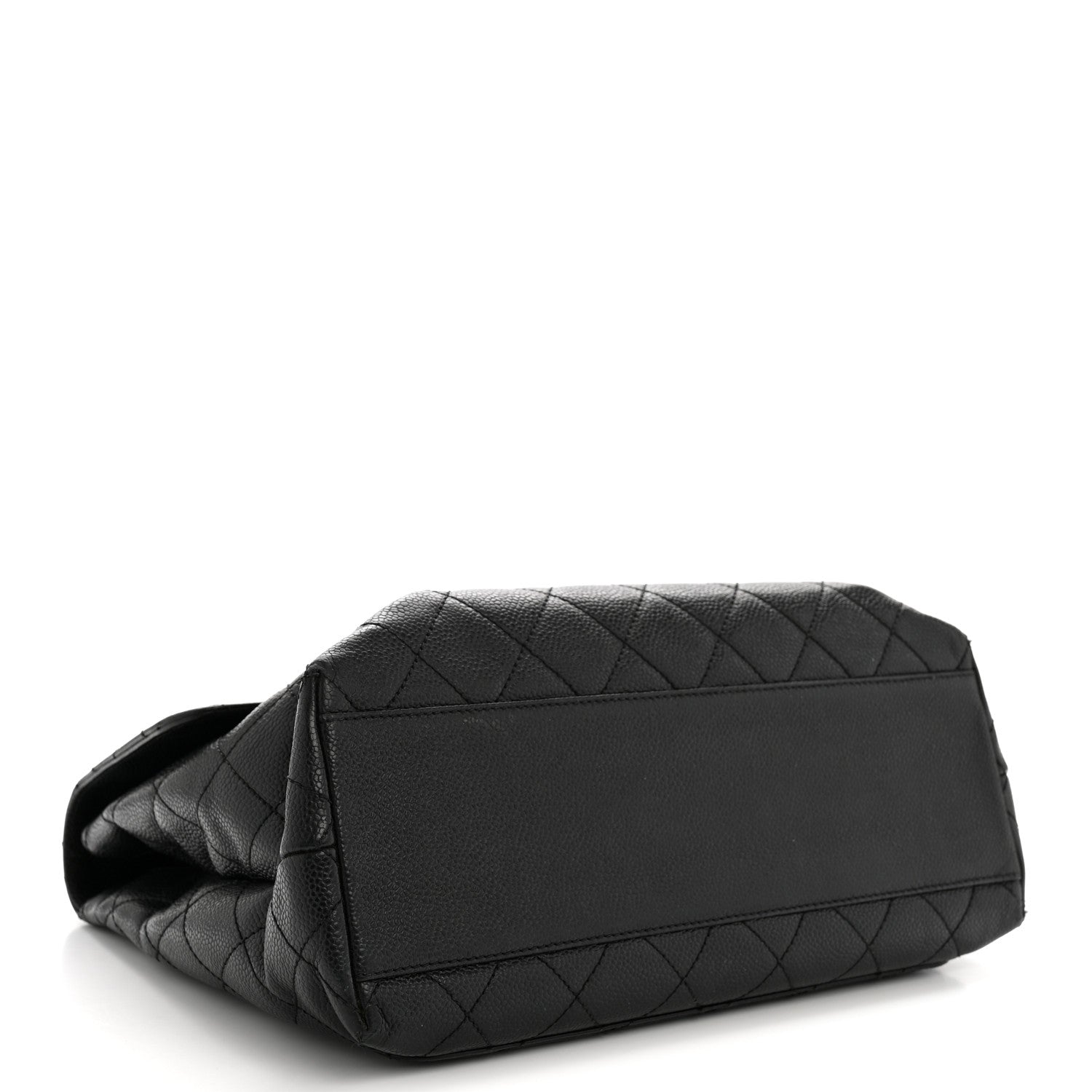 Chanel Caviar Quilted Jumbo Kelly Flap Black 4 of 17