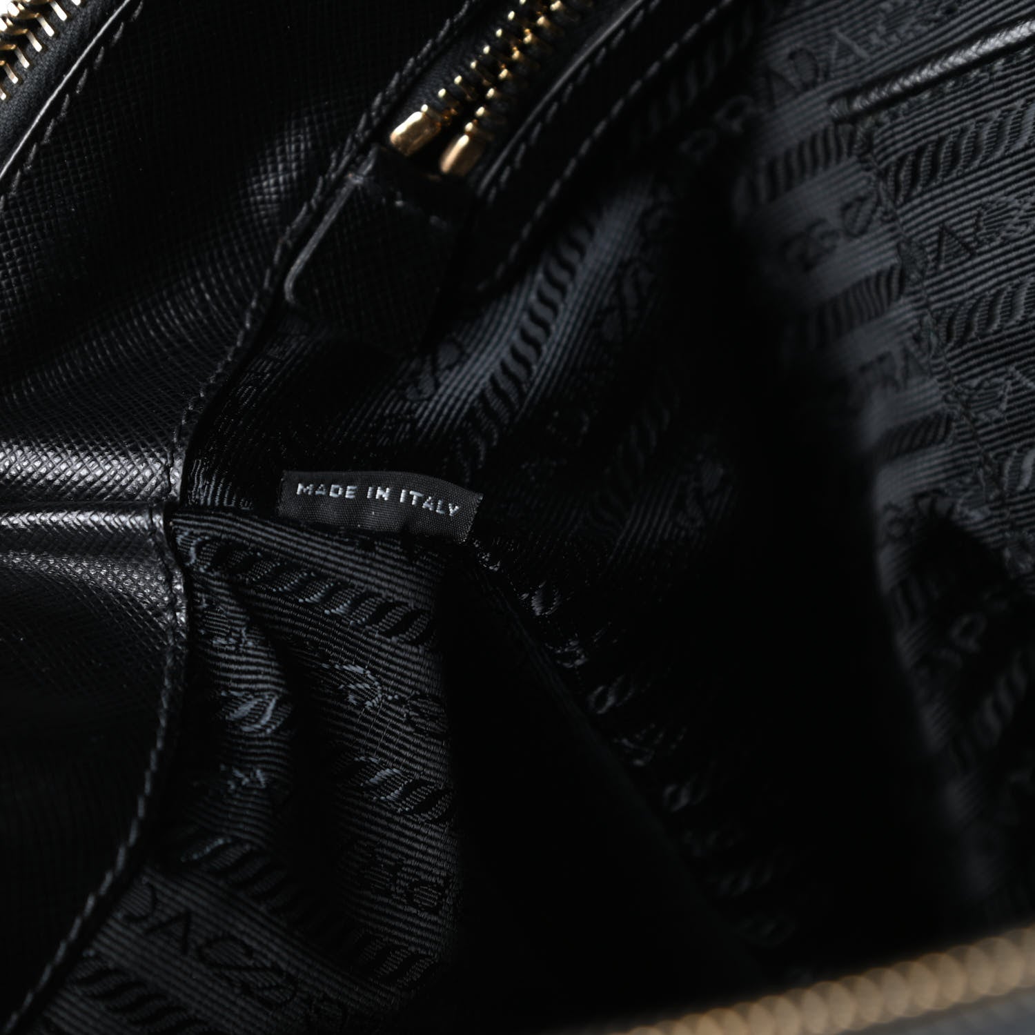Prada Saffiano Medium Galleria Double Zip Tote Black 9 of 19