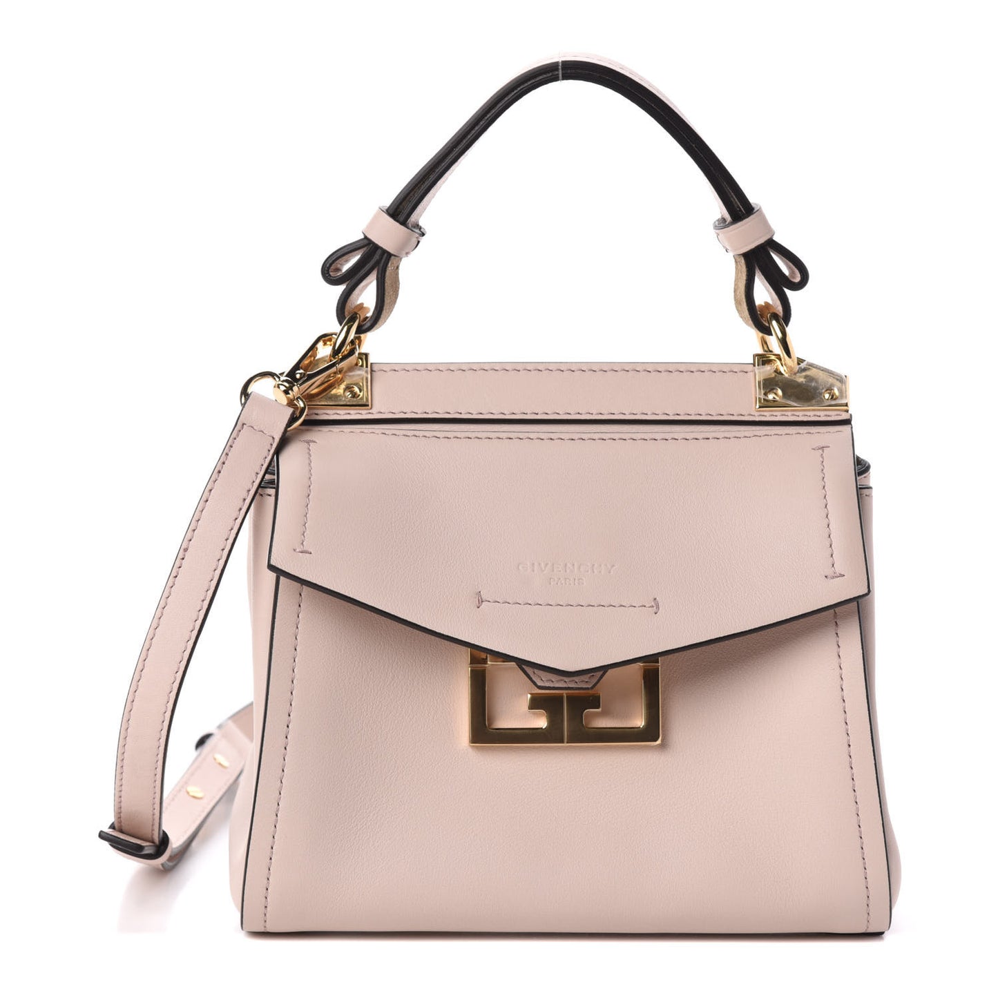 Calfskin Mini Mystic Shoulder Bag Pale Pink
