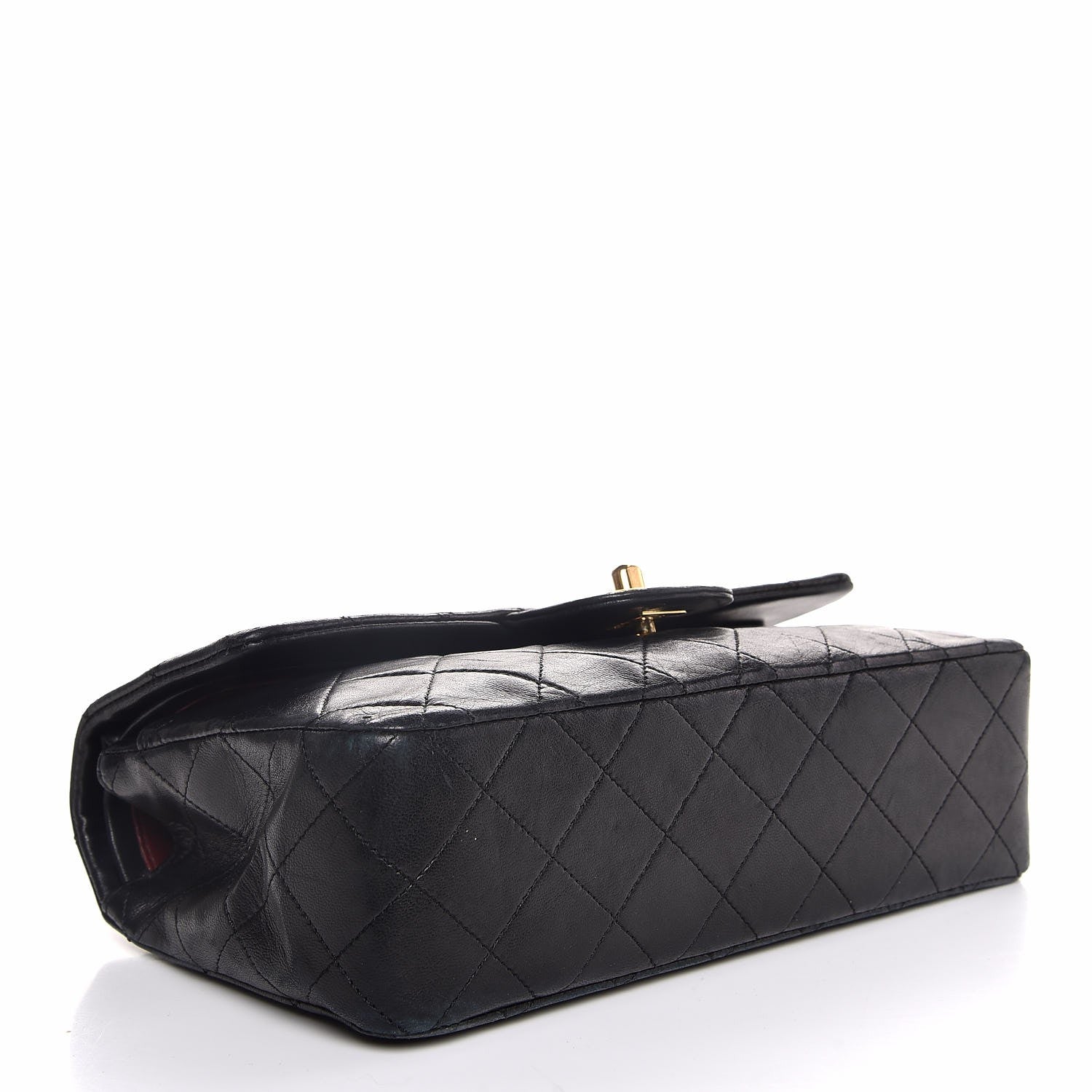 Chanel Lambskin Quilted Small Double Flap Black 5 of 10