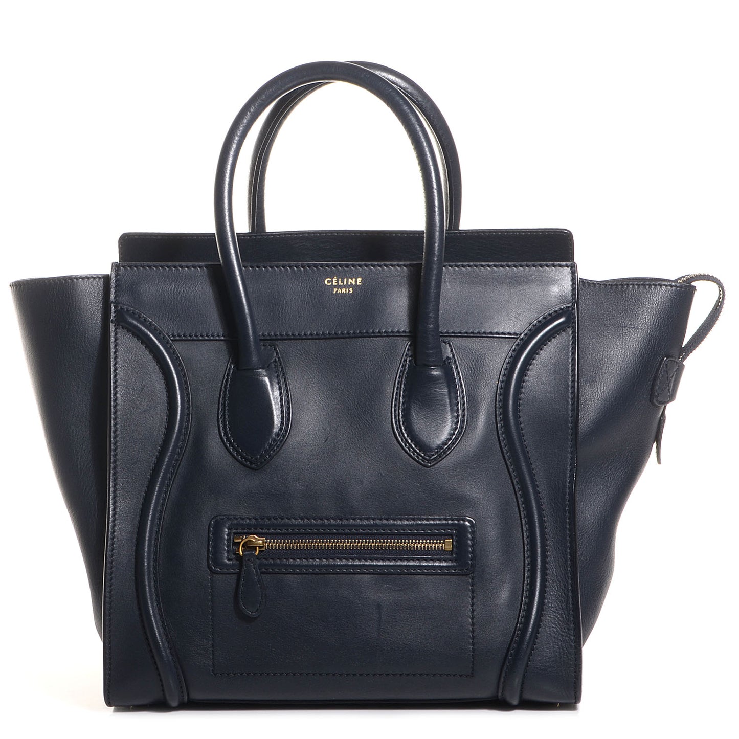 Smooth Calfskin Mini Luggage Navy