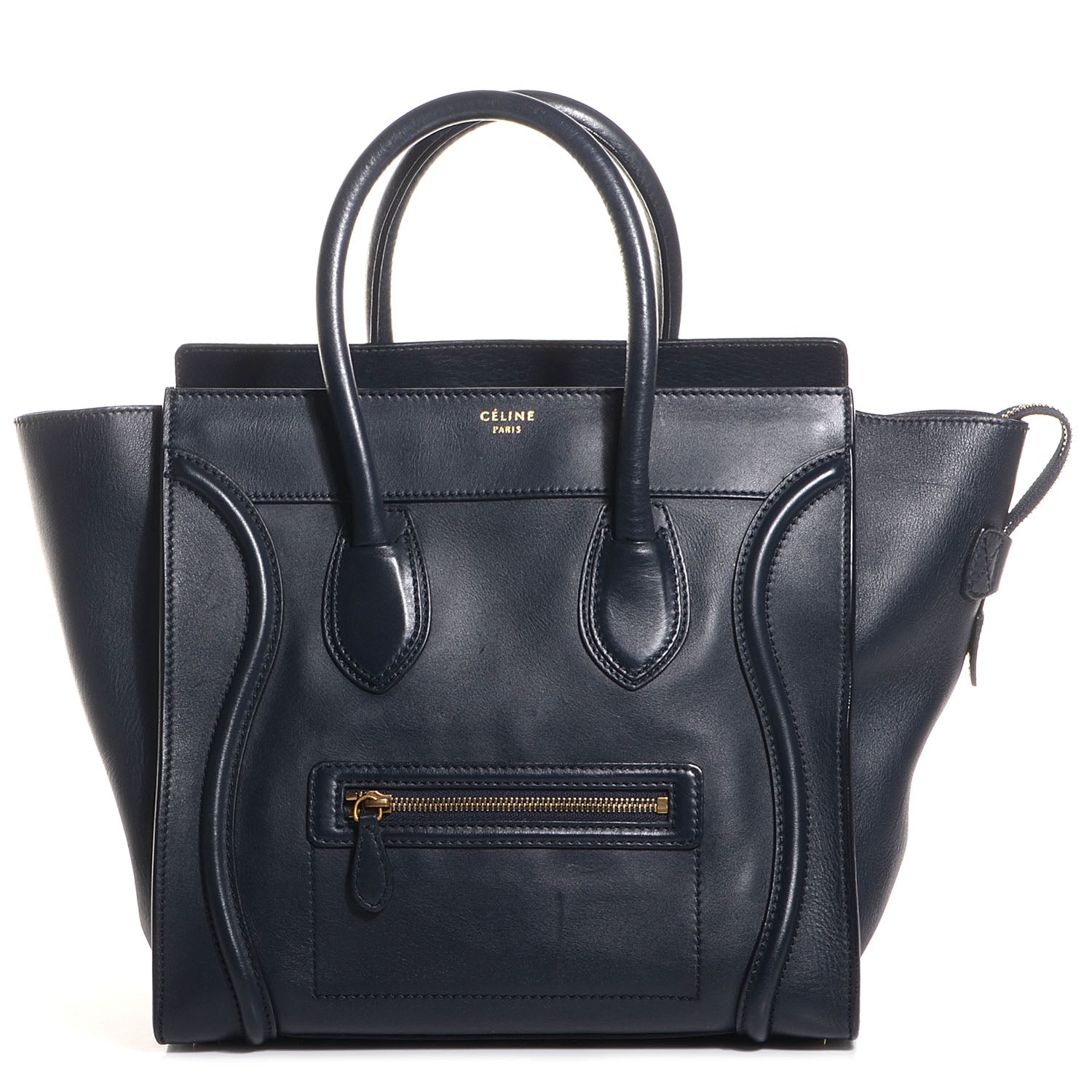 Celine Smooth Calfskin Mini Luggage Navy 1 of 11
