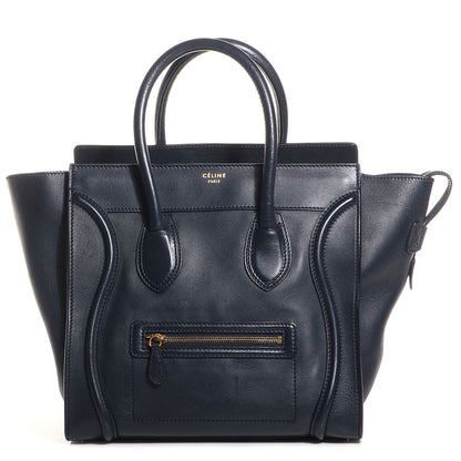 Celine Smooth Calfskin Mini Luggage Navy 1 of 11