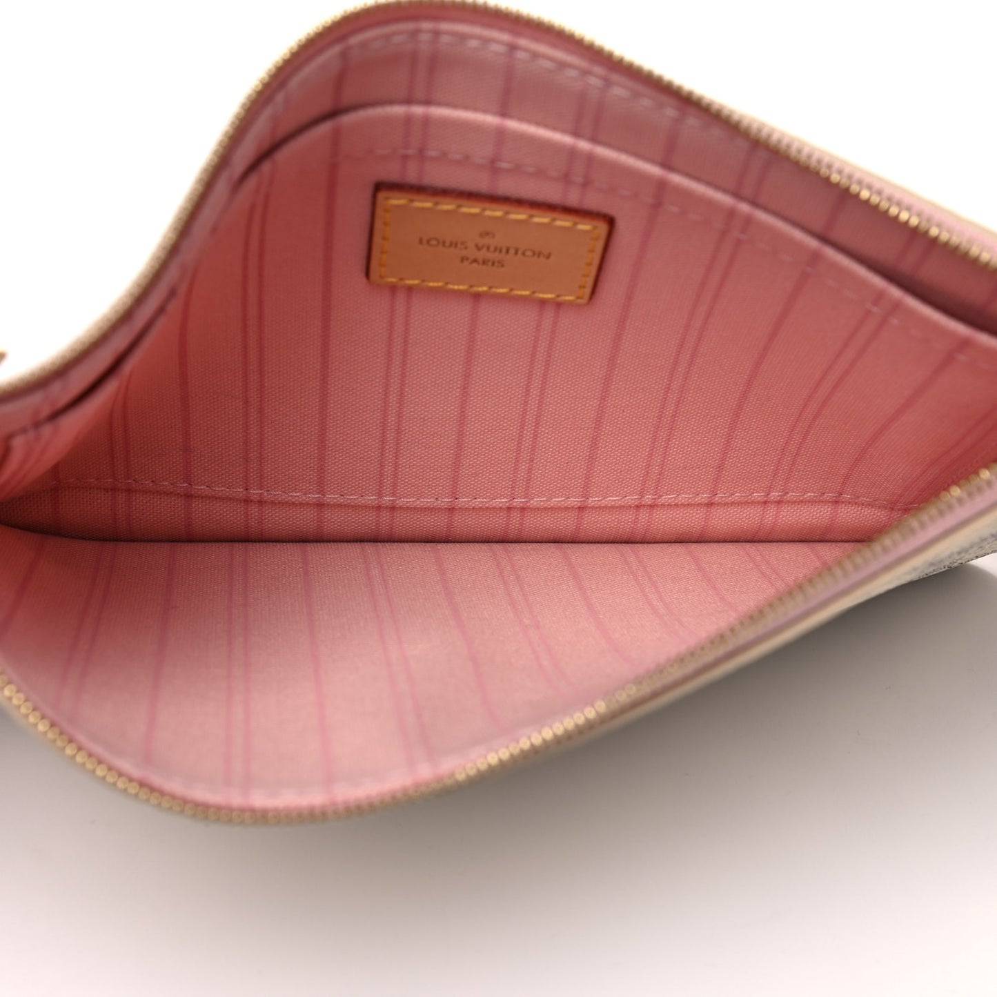 Damier Azur Neverfull MM GM Pochette Rose Ballerine