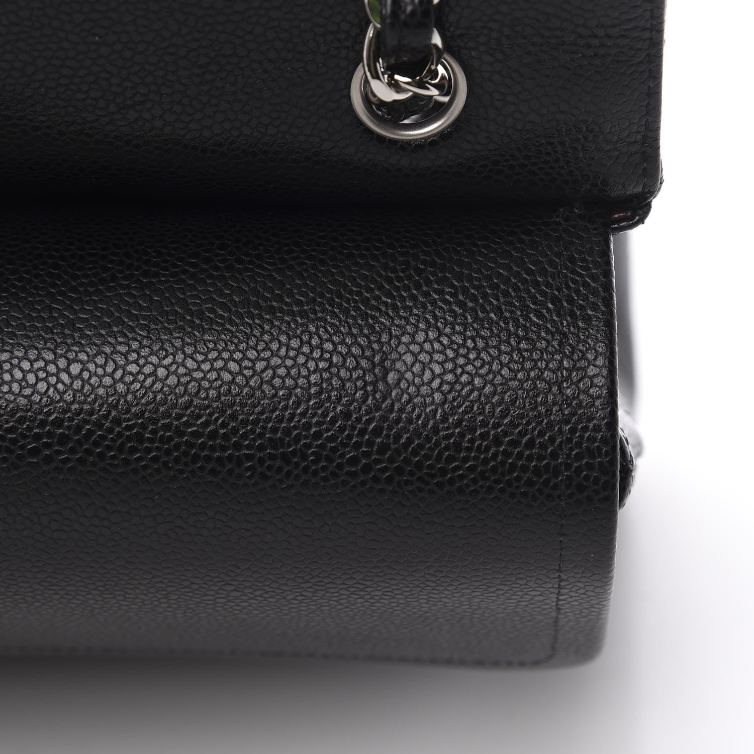 Chanel Caviar Quilted Maxi Double Flap Black 13 of 14