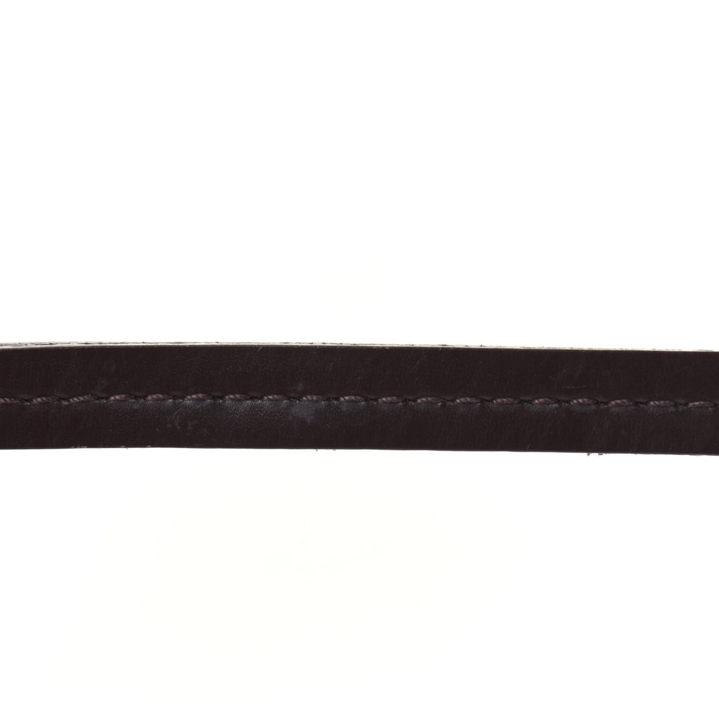Calfskin Pochette Accessories Strap Brown