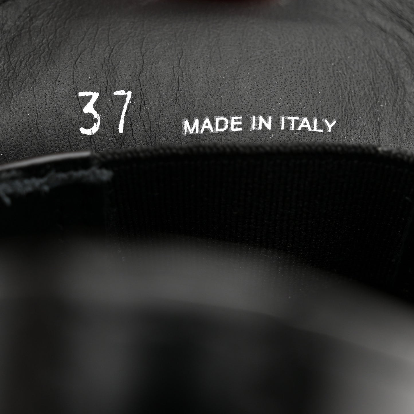 Spazzolato Metal Triangle Logo 50mm Loafers 37 Black