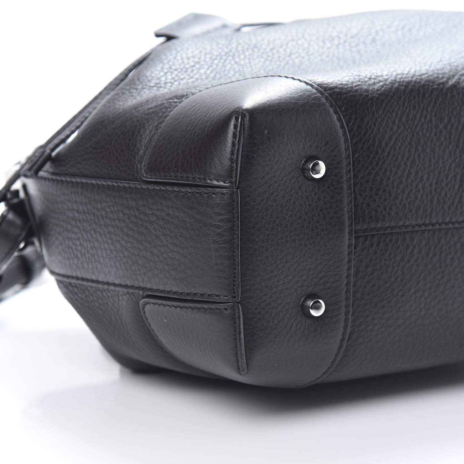 Givenchy Calfskin Small Lucrezia Drawstring Bucket Bag Black 9 of 11