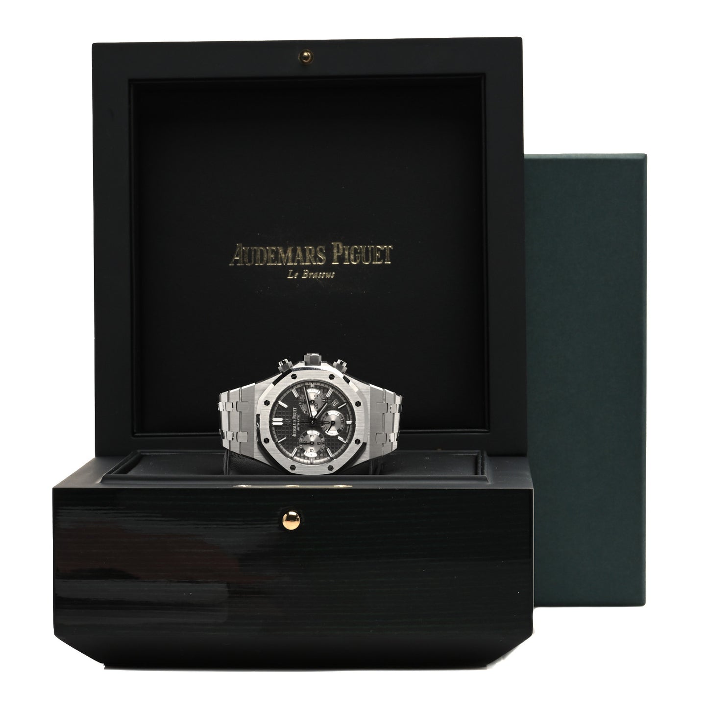 Stainless Steel 38mm Royal Oak Chronograph Automatic Watch Grey 26315ST.00.1256ST.02
