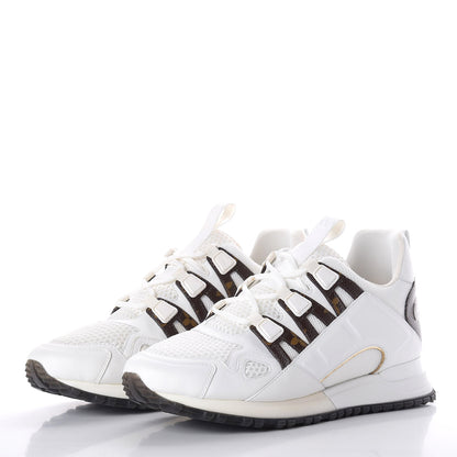 Louis Vuitton Calfskin Monogram Run Away Sneakers 39 White 2 of 10