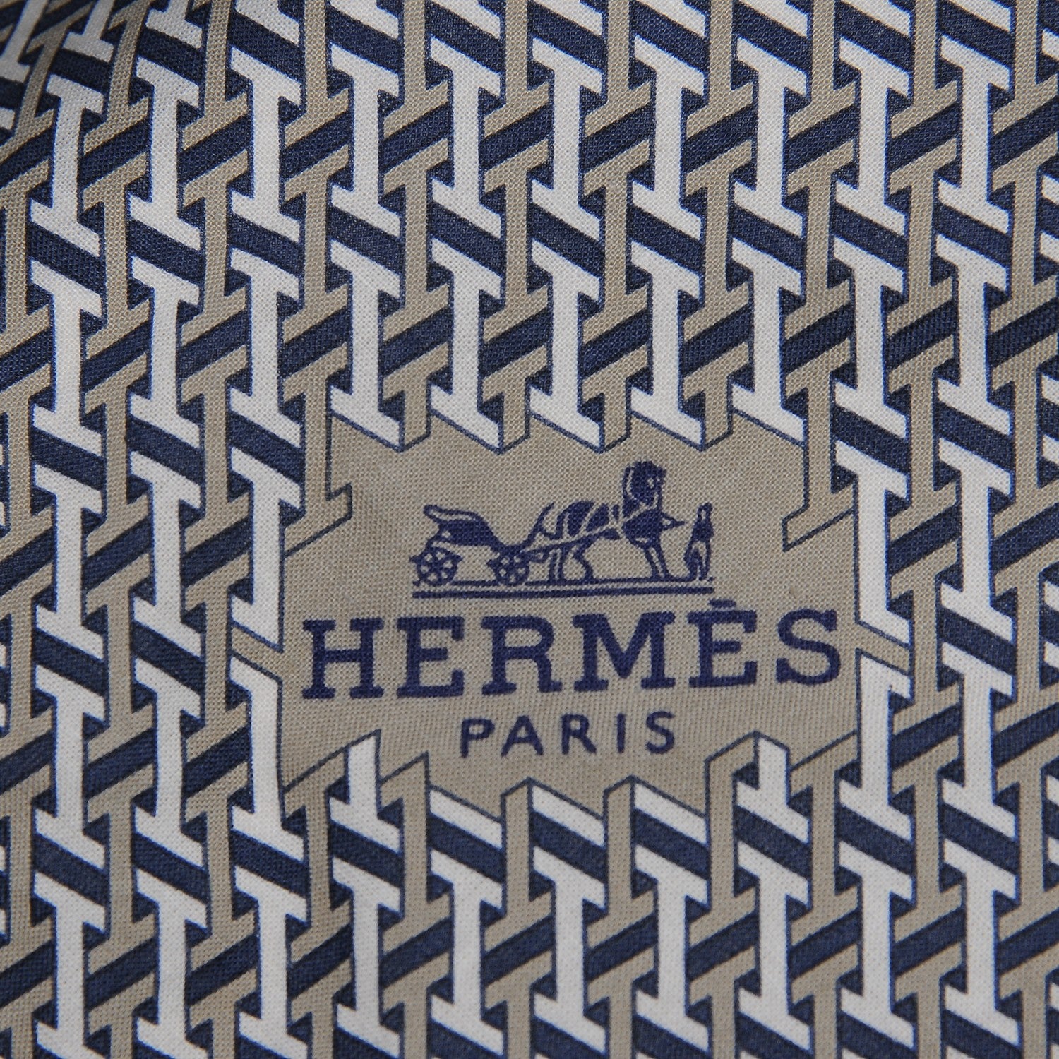 Hermes Cotton H Sublime Losange Scarf GM 5 of 6