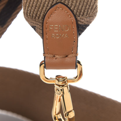 Fendi Canvas FF Strap You Brown 4 of 5