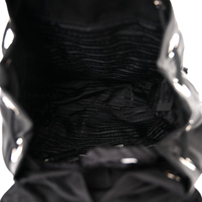 Prada Tessuto Nylon Saffiano Small Backpack Black 5 of 11