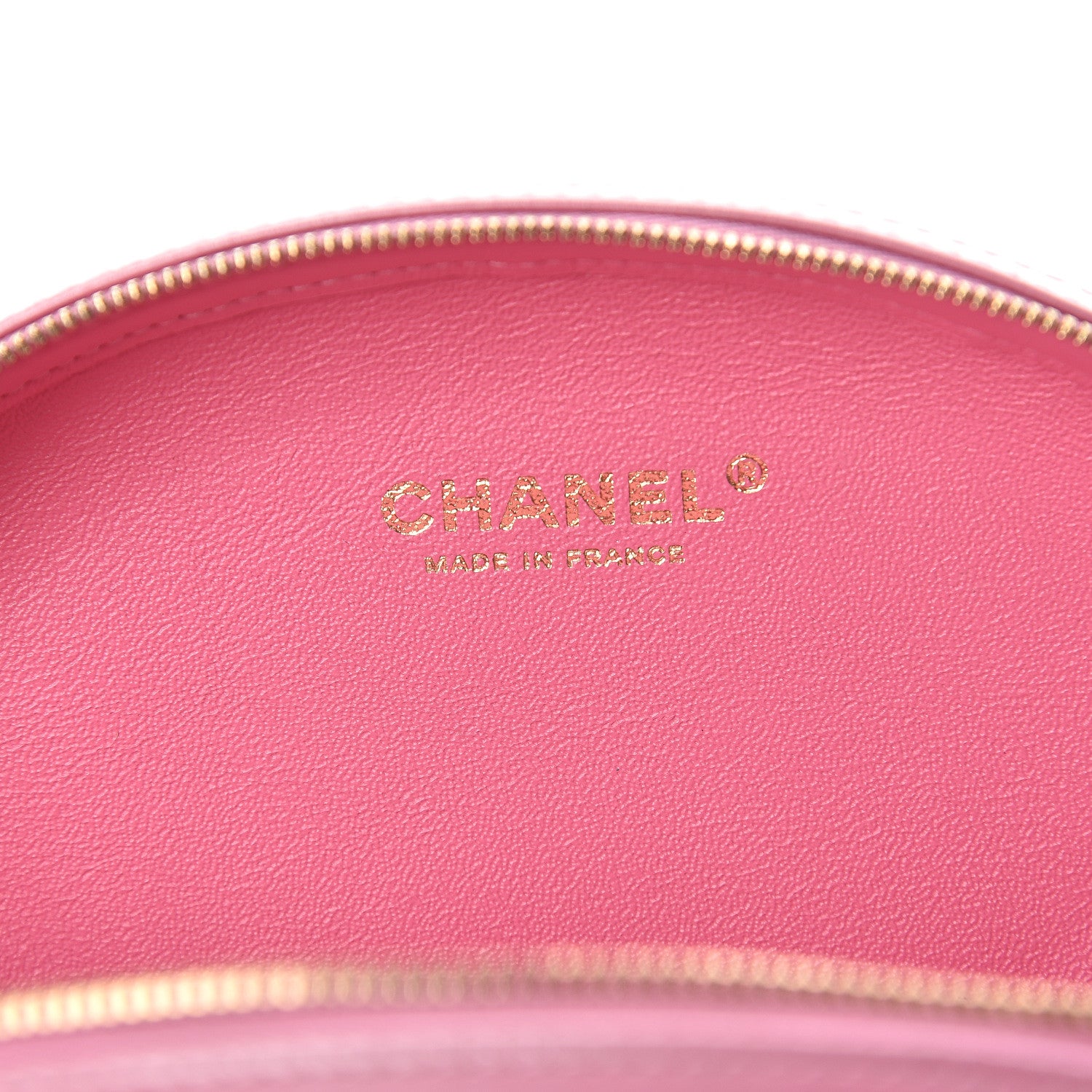 Chanel Calfskin Chevron Stitched Evening Bag Pink 5 of 8