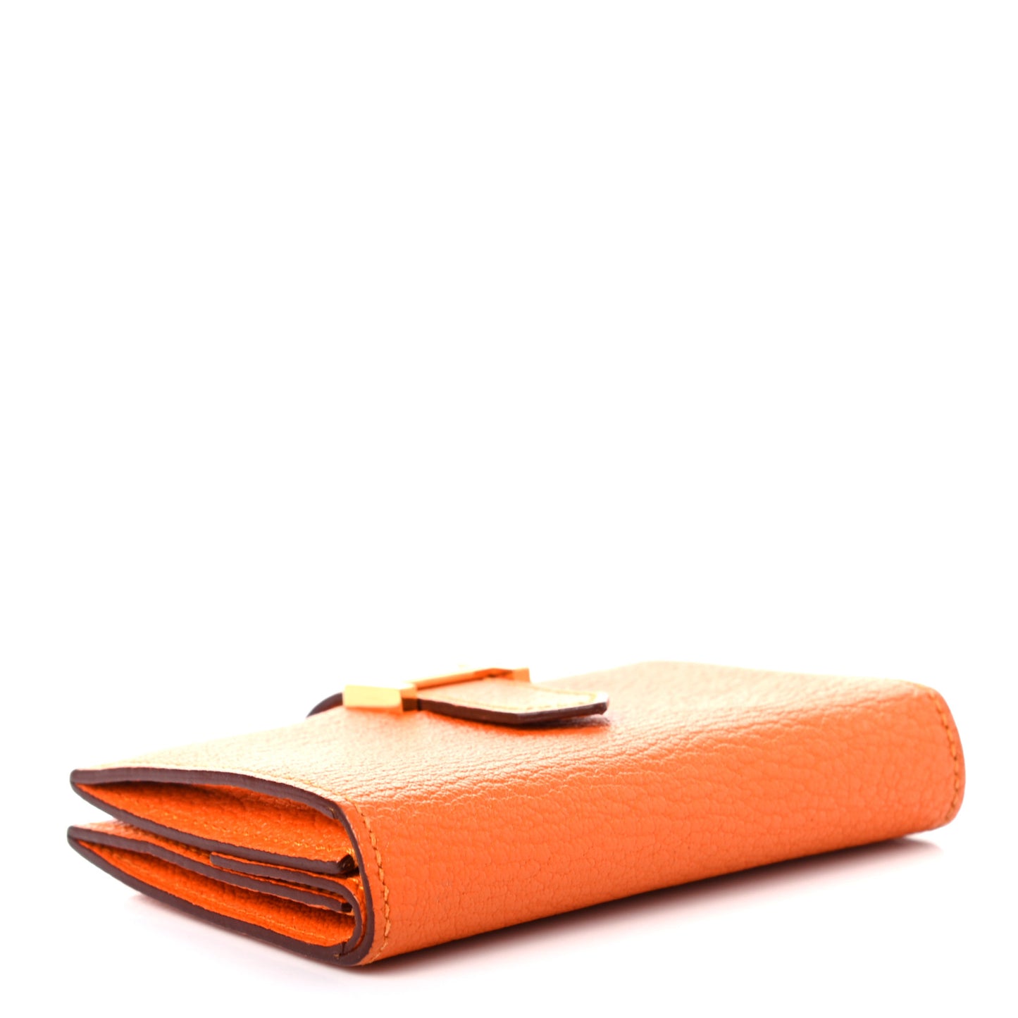 Chevre Mysore Mini Bearn Wallet Abricot