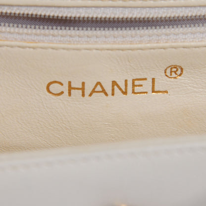 Chanel Caviar Small Kelly Flap Bag White 6 of 9