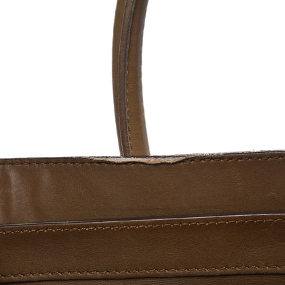 Celine Calfskin Linen Mini Tri-Color Luggage Khaki 8 of 22