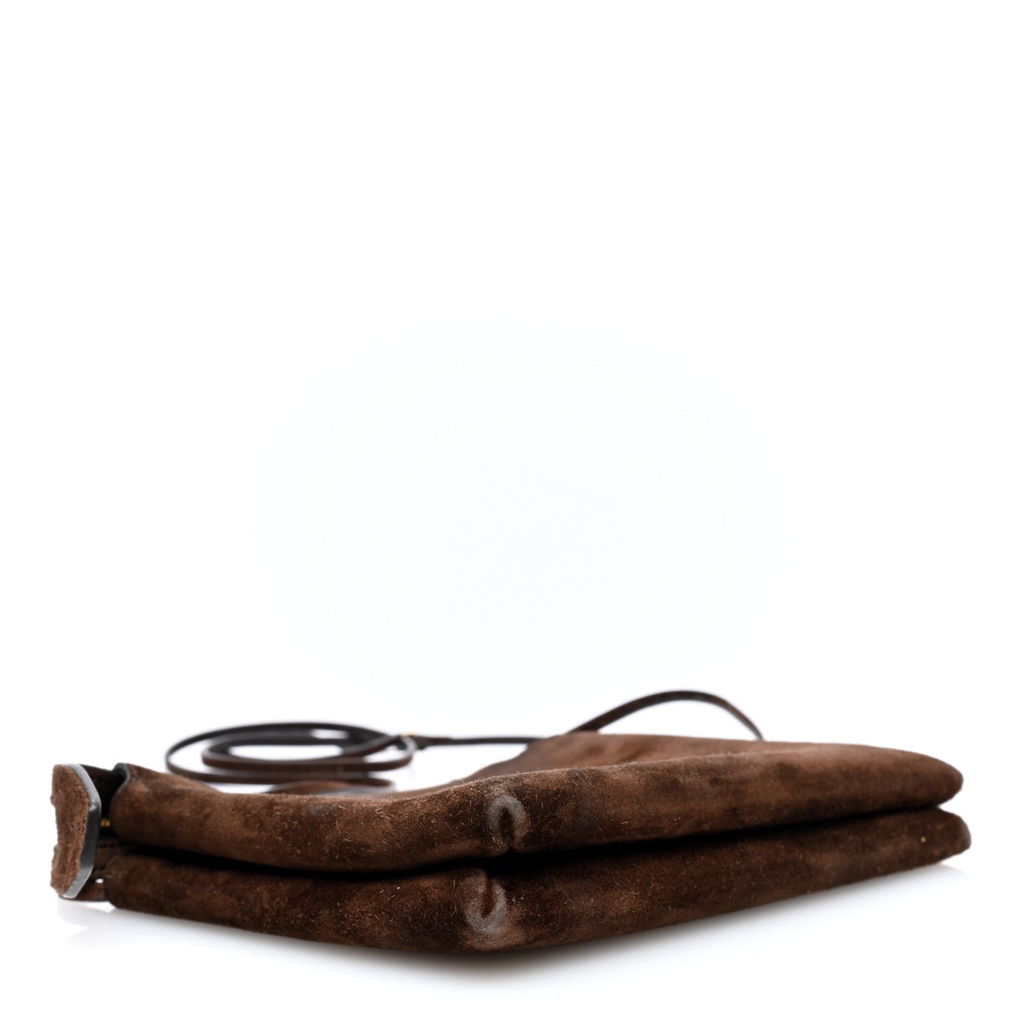 Suede Calfskin Mini Nu Twin Bag Mocha