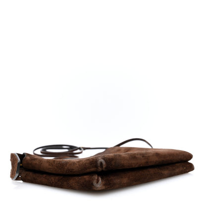 The Row Suede Calfskin Mini Nu Twin Bag Mocha 4 of 12