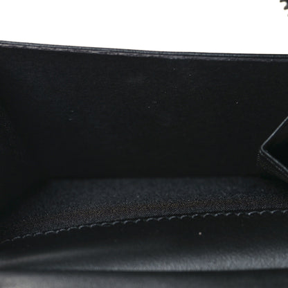 Versace Calfskin Rubber Medusa Biggie Bifold Compact Zip Around Wallet Fluorescent Yellow 6 of 8