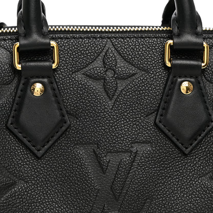 Louis Vuitton Empreinte Monogram Giant Speedy Bandouliere 20 Black 7 of 9