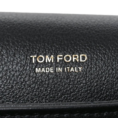 Tom Ford Natural Grain Calfskin Tara Medium Shoulder Bag Black 6 of 9