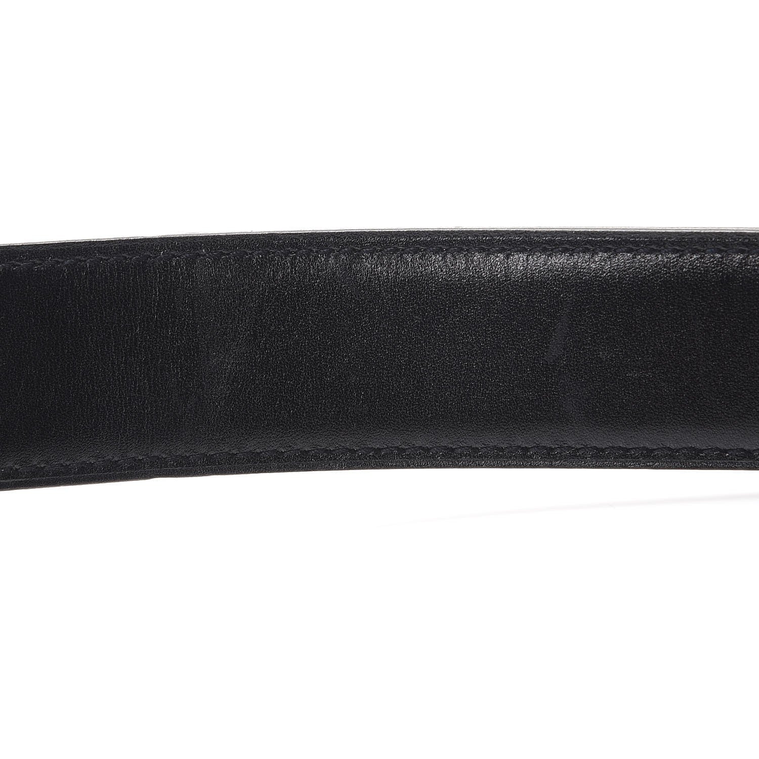 Hermes Box Togo 32mm Belt Strap 85 Black Gold 8 of 9