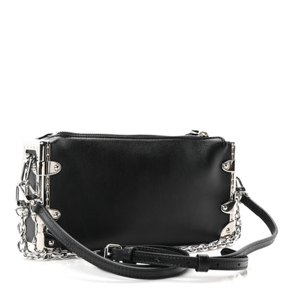 Louis Vuitton Calfskin Slim Trunk Black 3 of 9