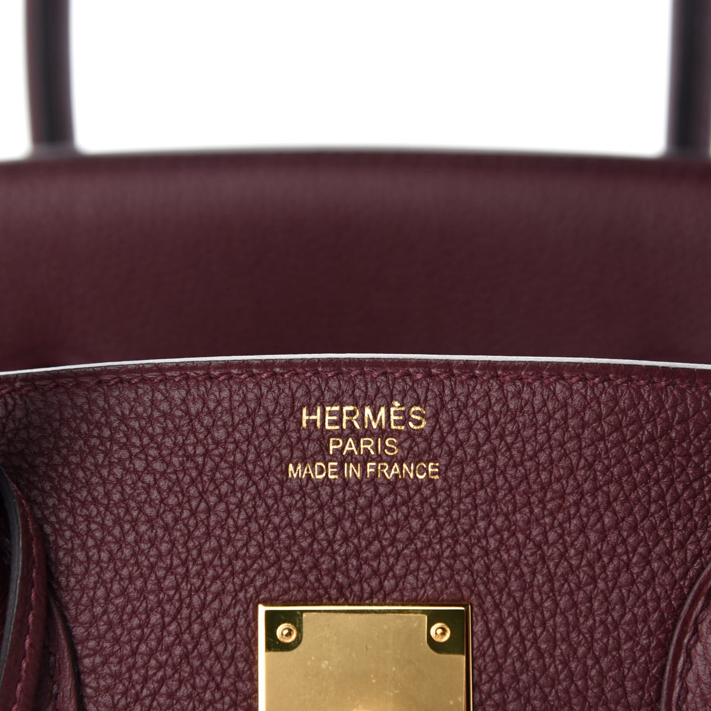 Togo Birkin 35 Bordeaux