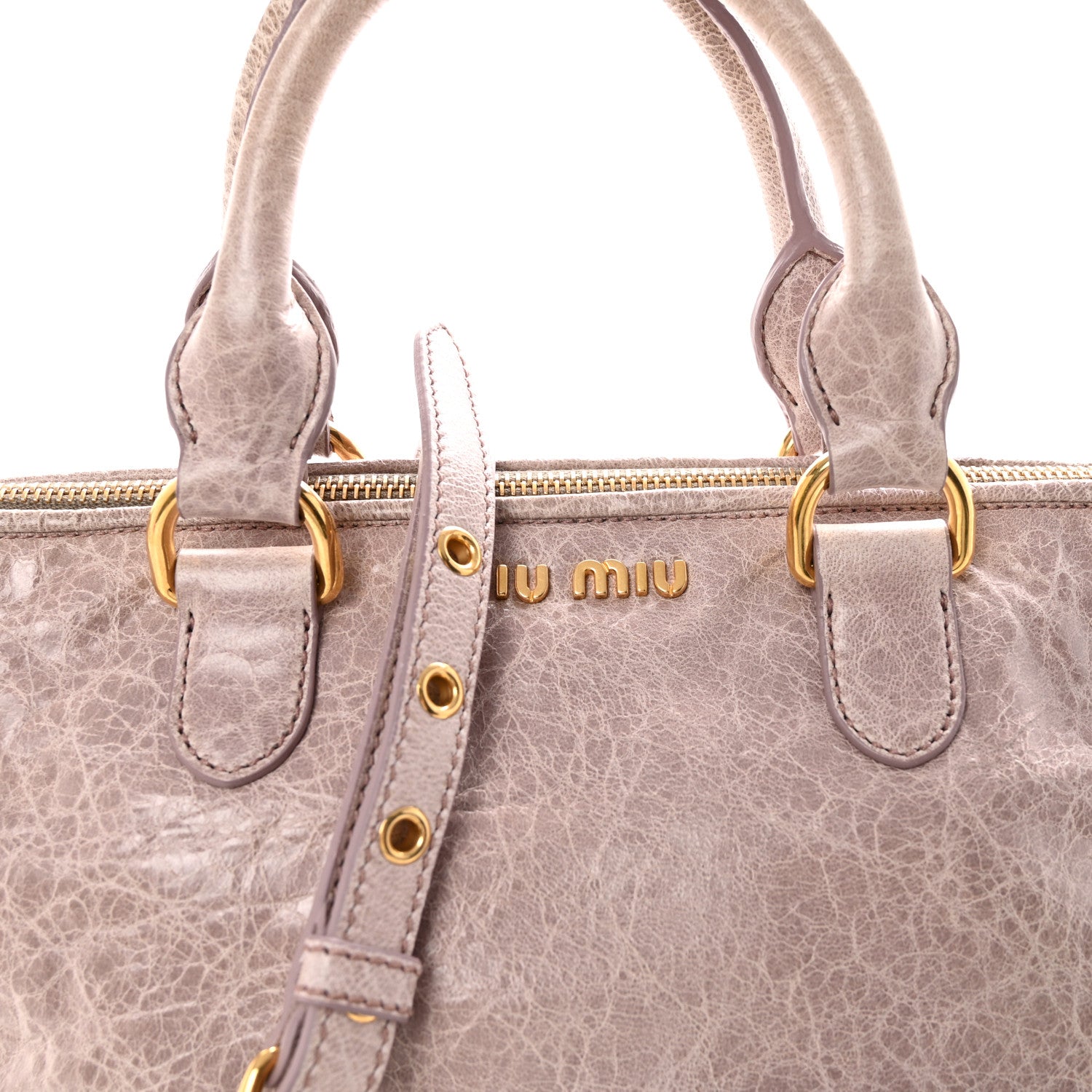 Miu Miu Vitello Lux Bag Mughetto 7 of 9