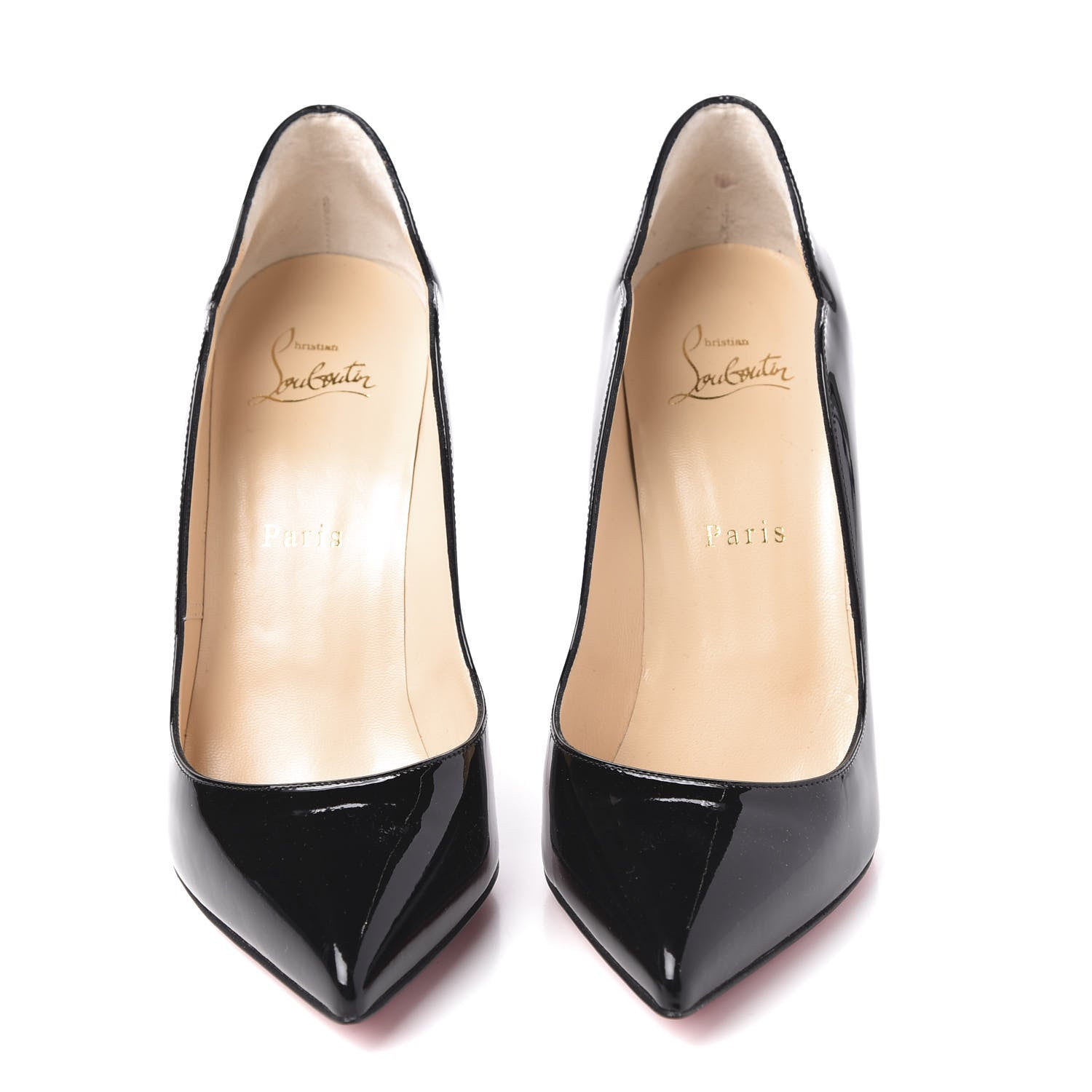 Christian Louboutin Patent Hot Chick 100 Pumps 39 Black 2 of 8