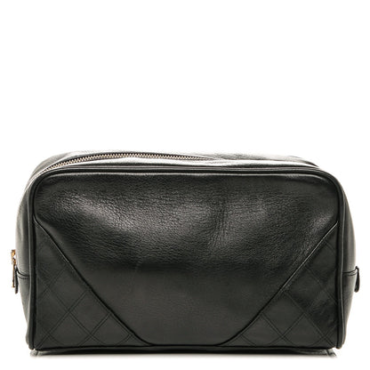 Chanel Calfskin Vanity Cosmetic Case Black 1 of 8