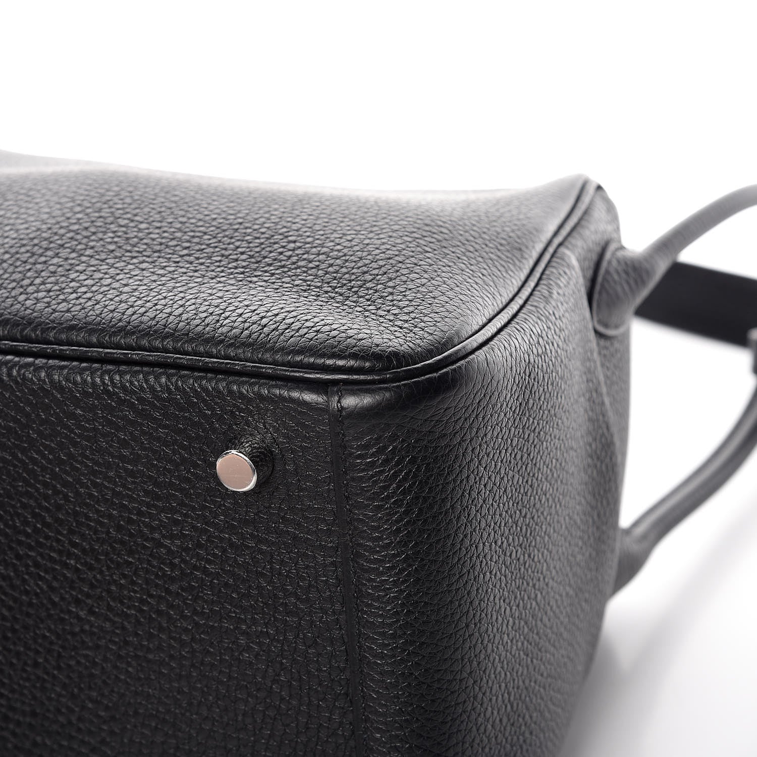 Hermes Taurillon Clemence Lindy 26 Black 7 of 12