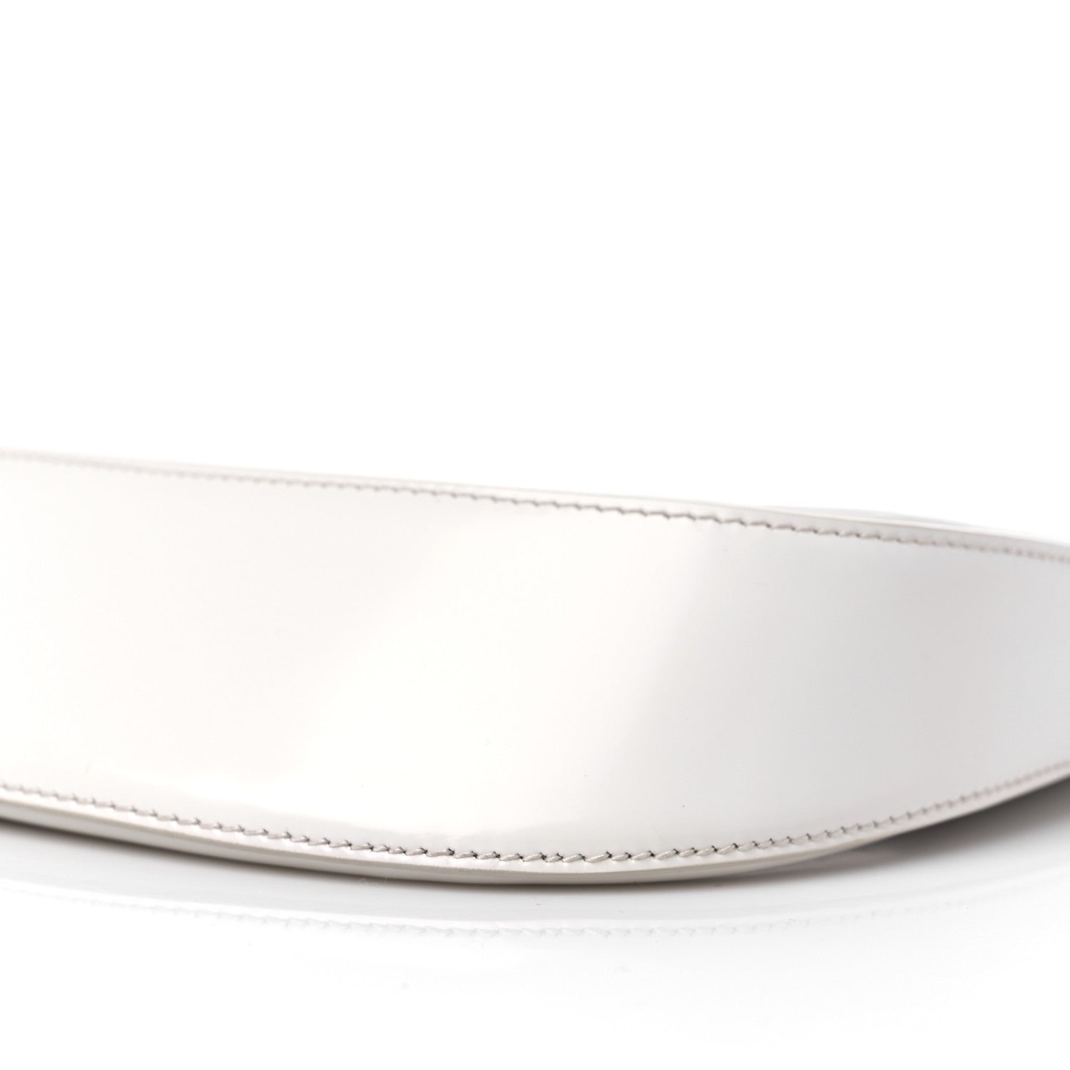 Prada Spazzolato Cleo Shoulder Bag White 8 of 9