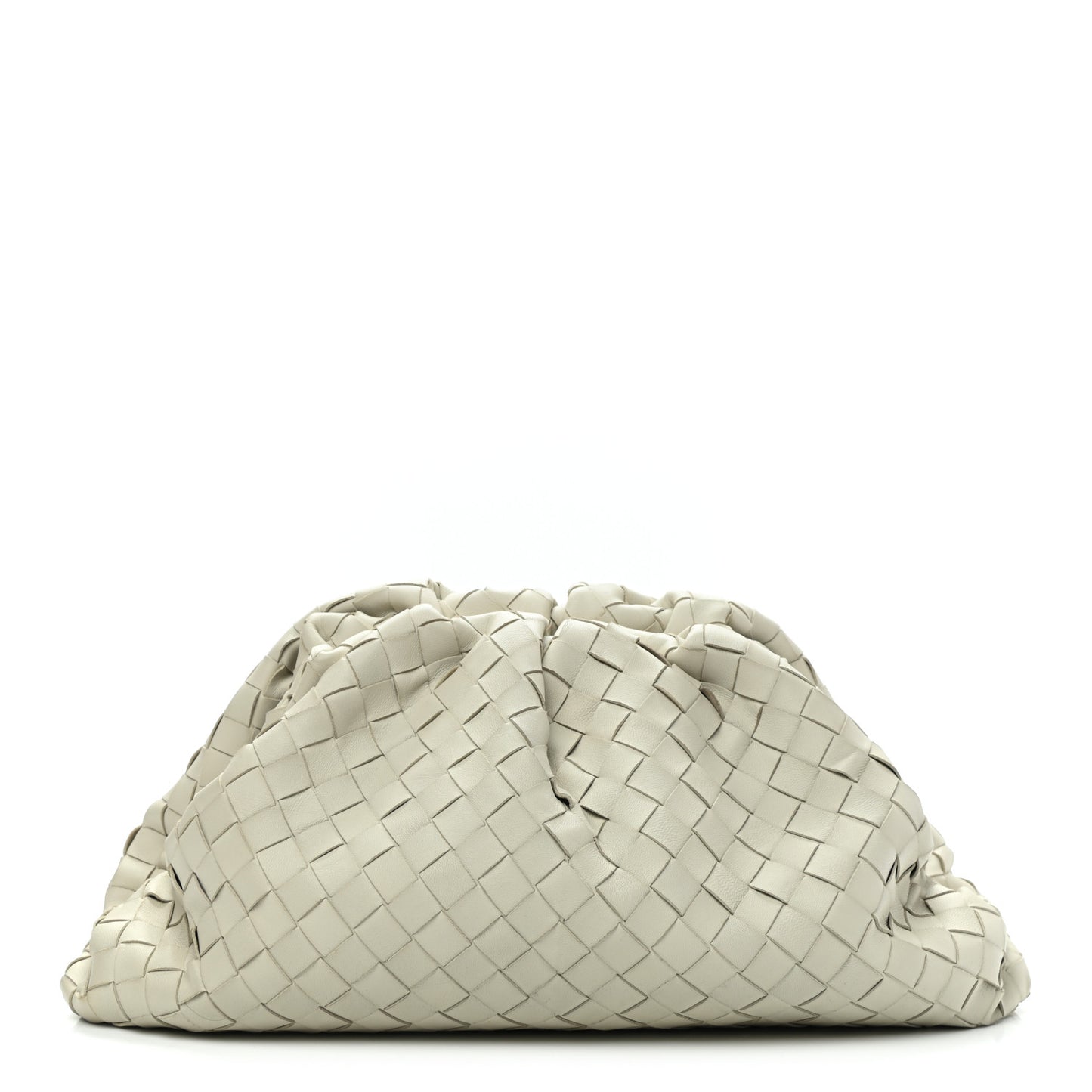 Nappa Maxi Intrecciato The Pouch Oversized Clutch Plaster