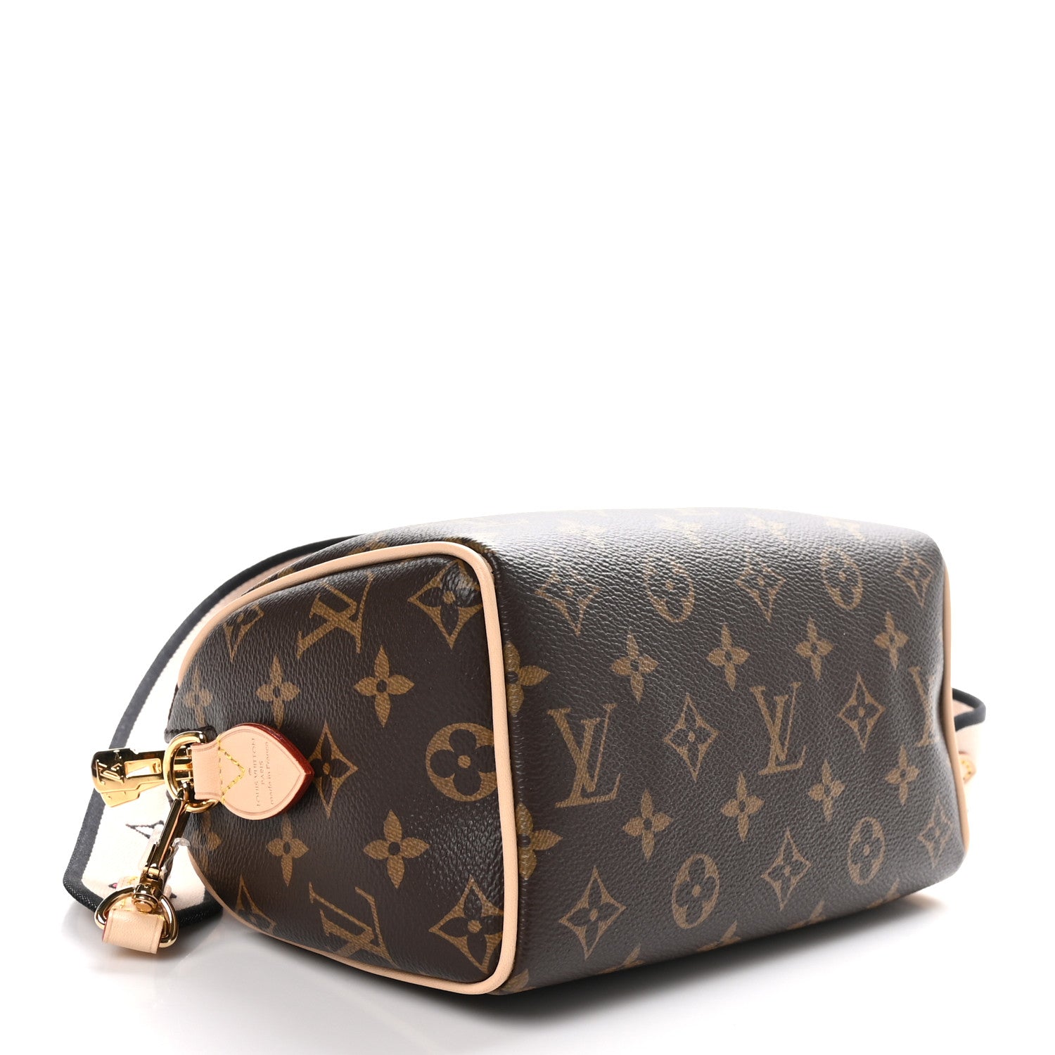 Louis Vuitton Monogram Speedy Bandouliere 20 Black 4 of 9