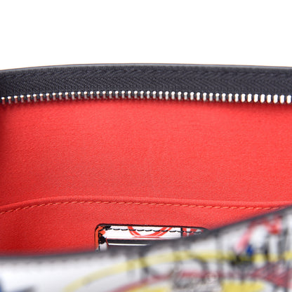 Christian Louboutin Patent Loubitag Loubiclutch Graffiti Clutch White 7 of 11