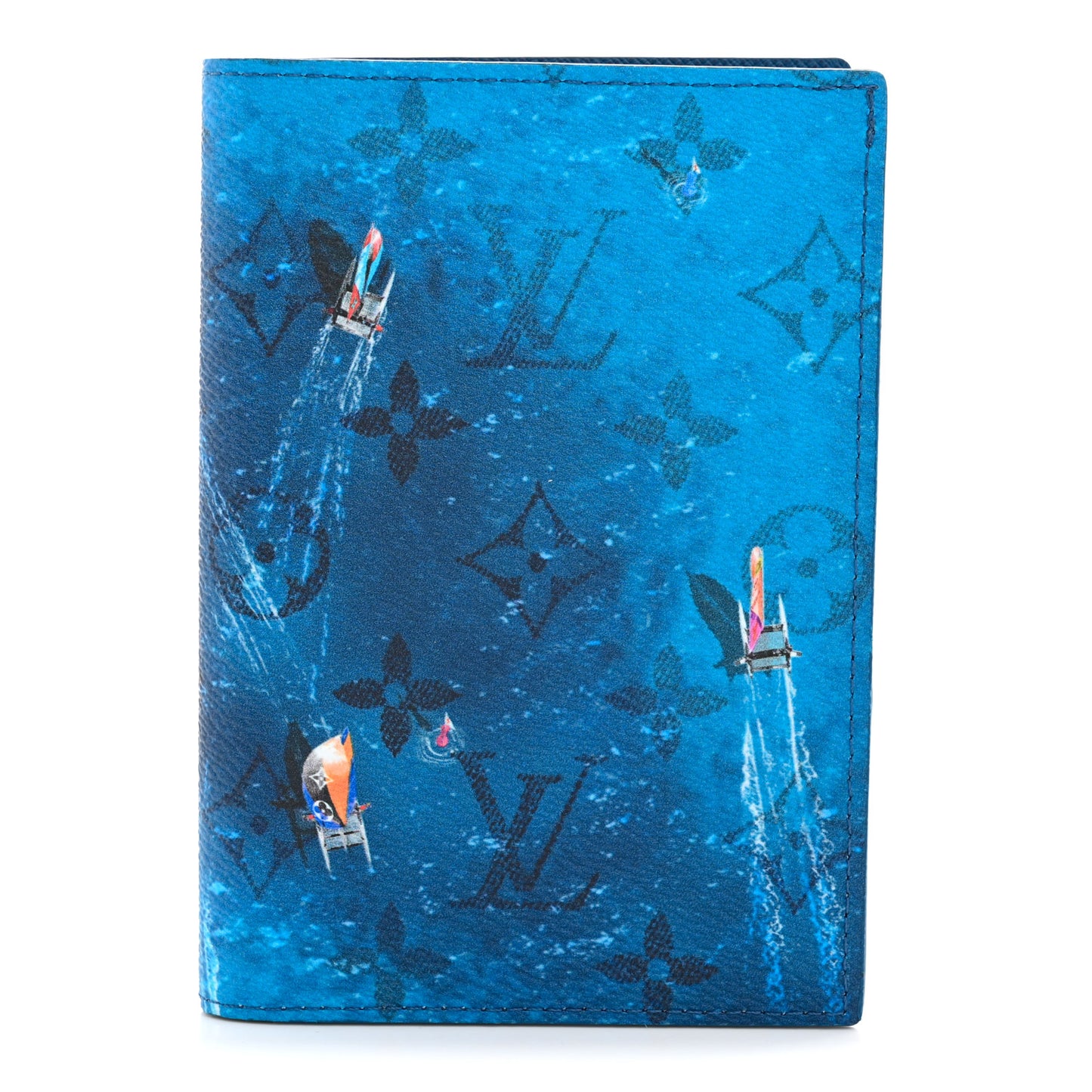 Monogram Sports & Leisure Passport Cover Catamaran Navy Blue
