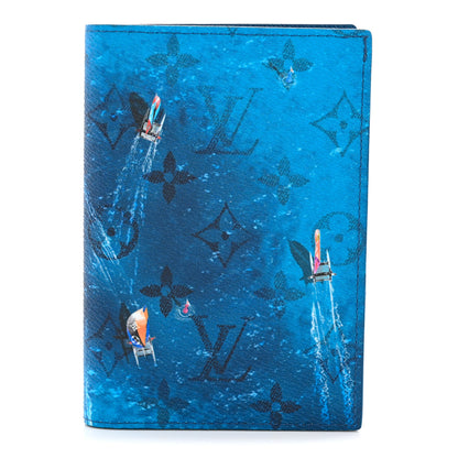 Louis Vuitton Monogram Sports & Leisure Passport Cover Catamaran Navy Blue 1 of 6