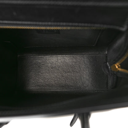 Celine Baby Grained Calfskin Nubuck Nano Tri-Color Luggage Olive 5 of 12