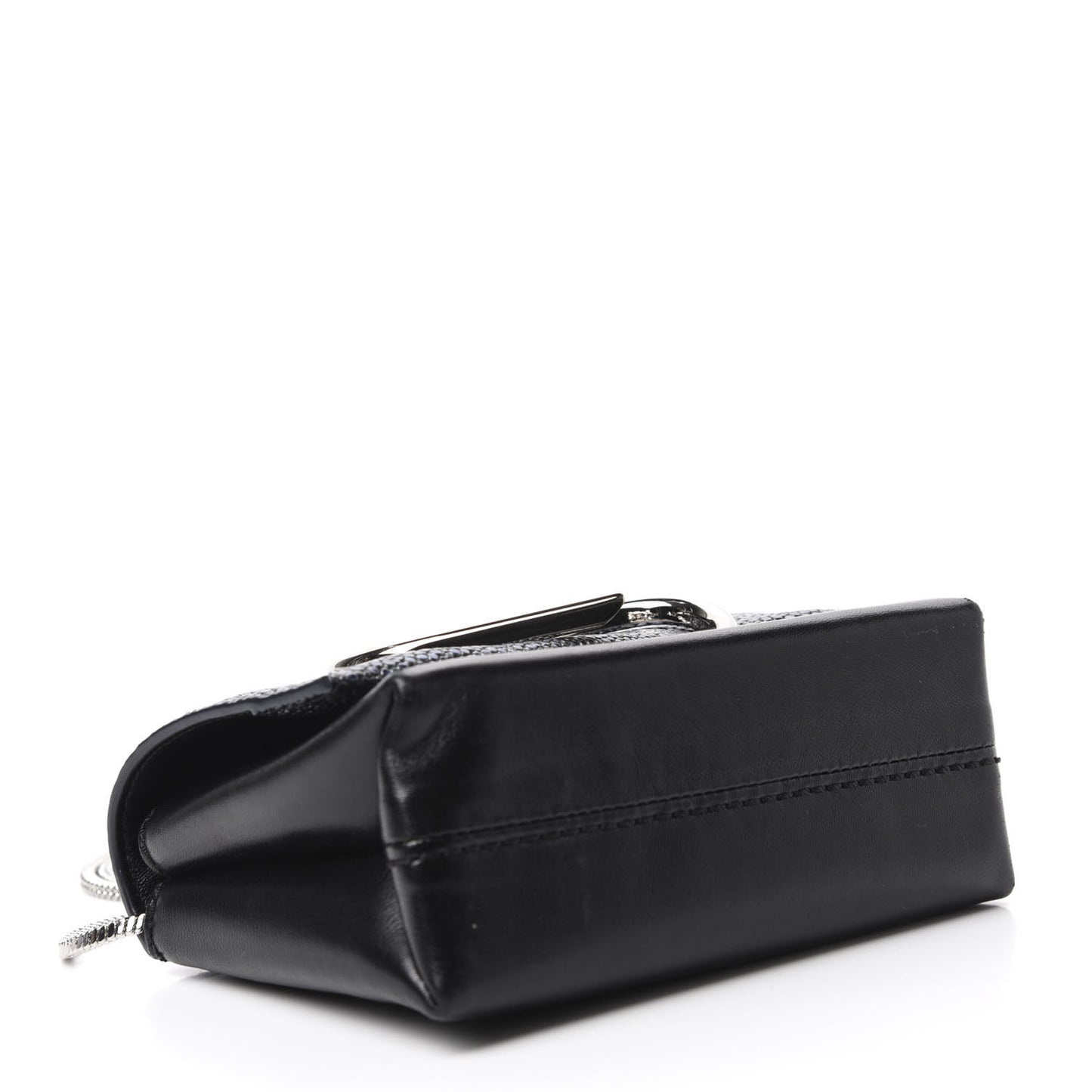 3.1 Calfskin Stingray Embossed Micro Alix Crossbody Bag Black