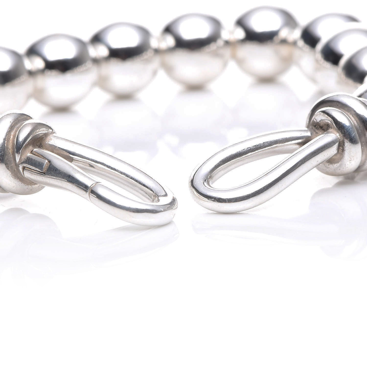Tiffany Sterling Silver Paloma Picasso Knot Bead Bracelet 4 of 6