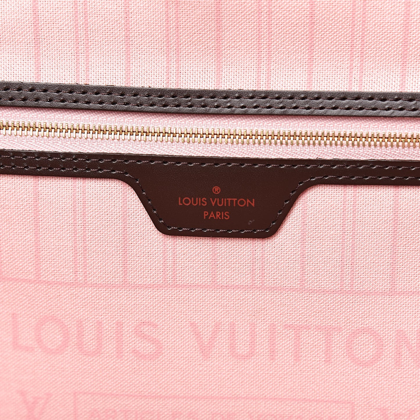 Damier Ebene Neo Neverfull MM Rose Ballerine