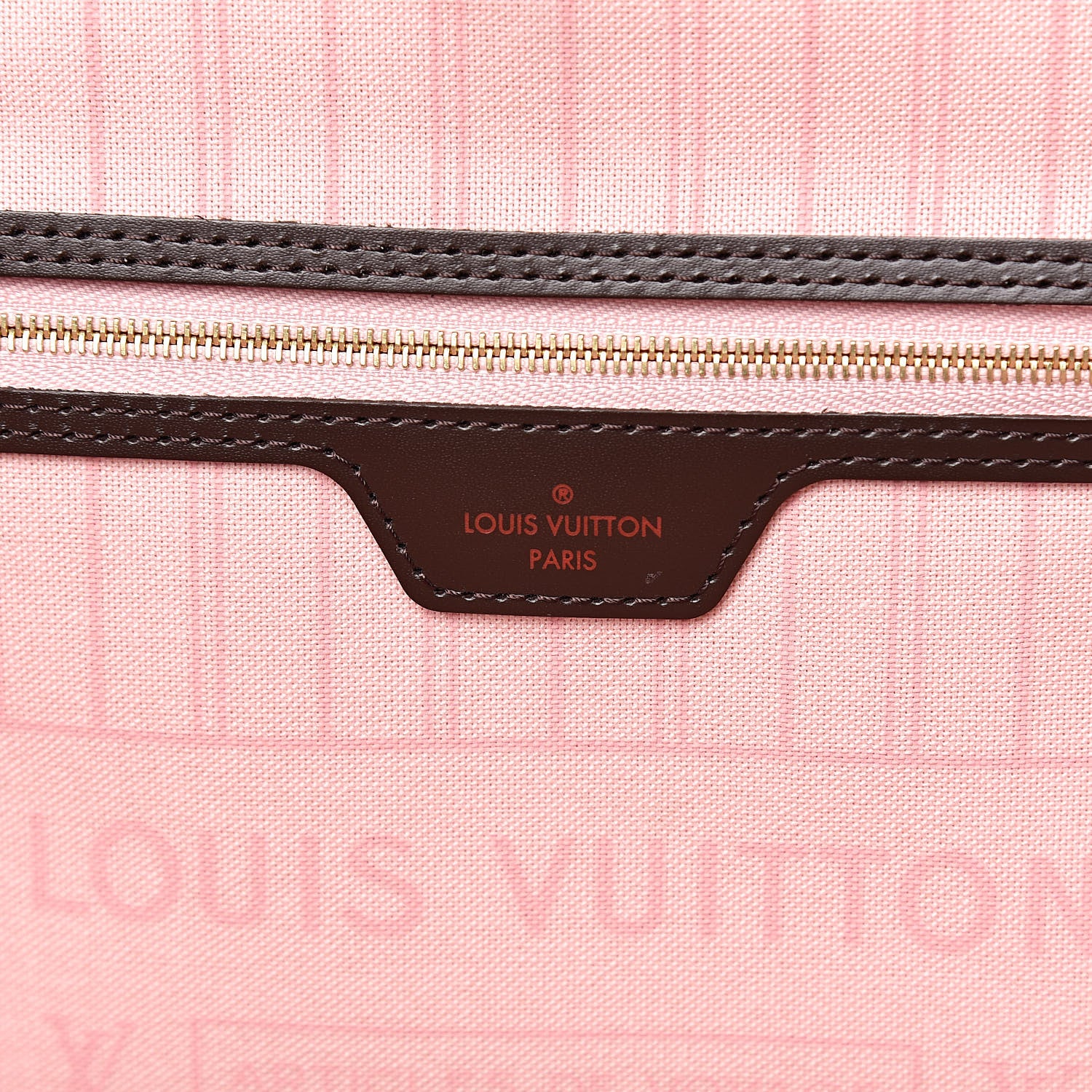 Louis Vuitton Damier Ebene Neo Neverfull MM Rose Ballerine 6 of 10