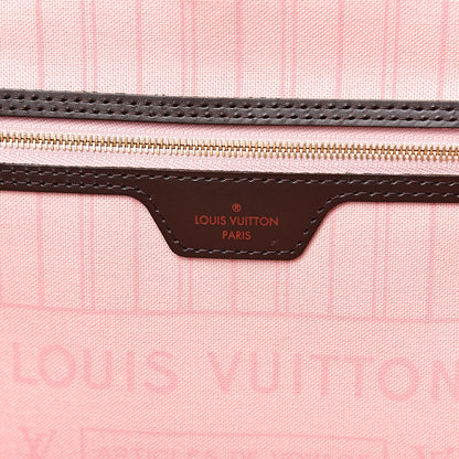 Louis Vuitton Damier Ebene Neo Neverfull MM Rose Ballerine 6 of 10