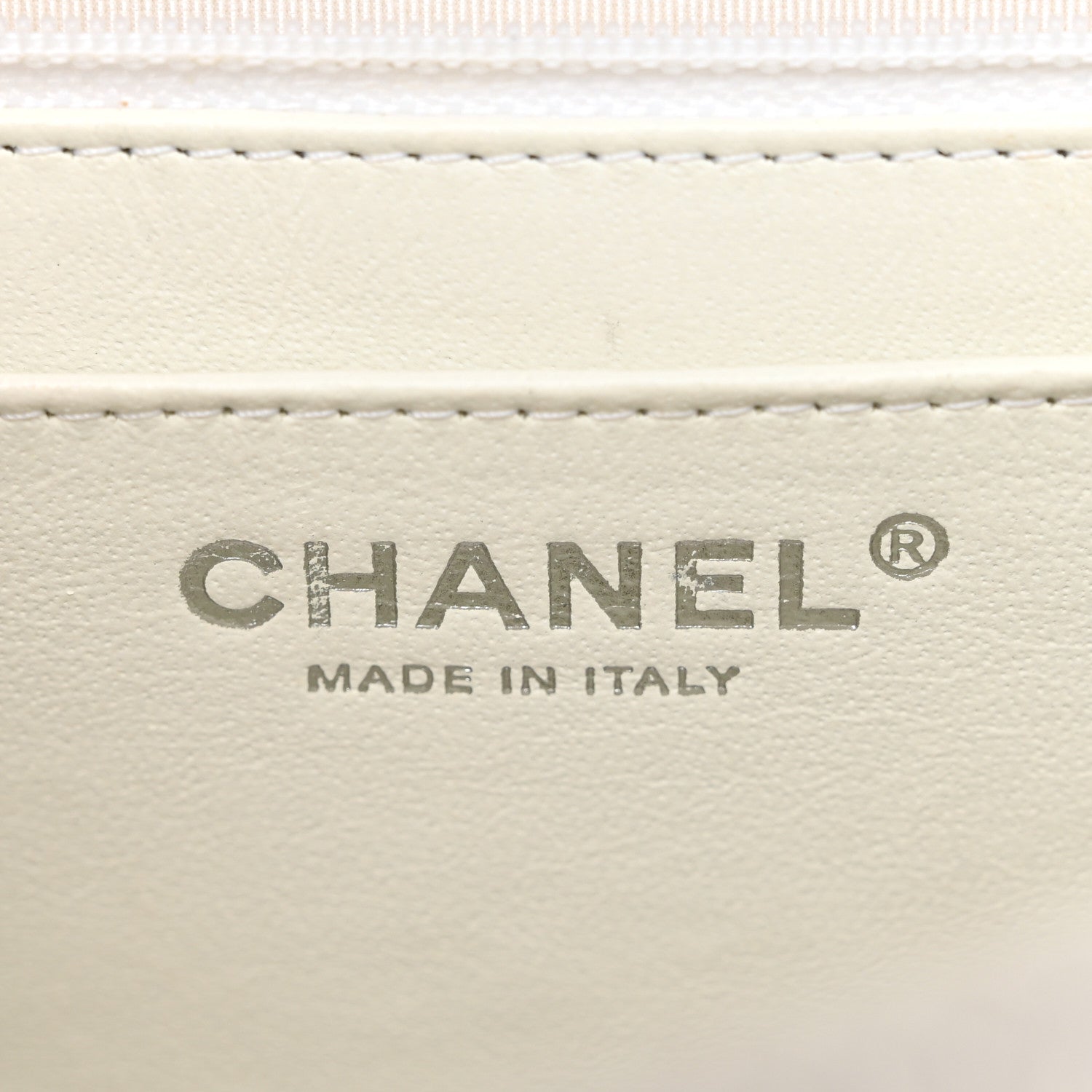 Chanel Caviar Quilted Jumbo Single Flap White 6 of 13