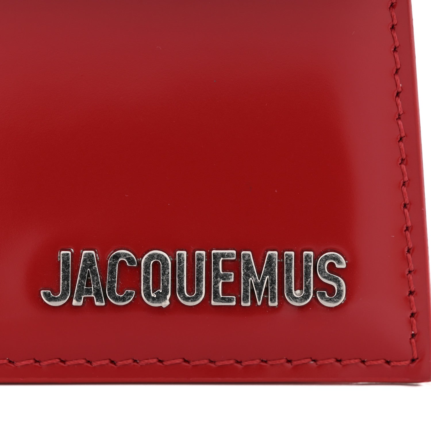 Jacquemus Glazed Calfskin Le Grand Bambino Red 10 of 10